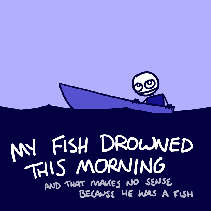 drowned fish